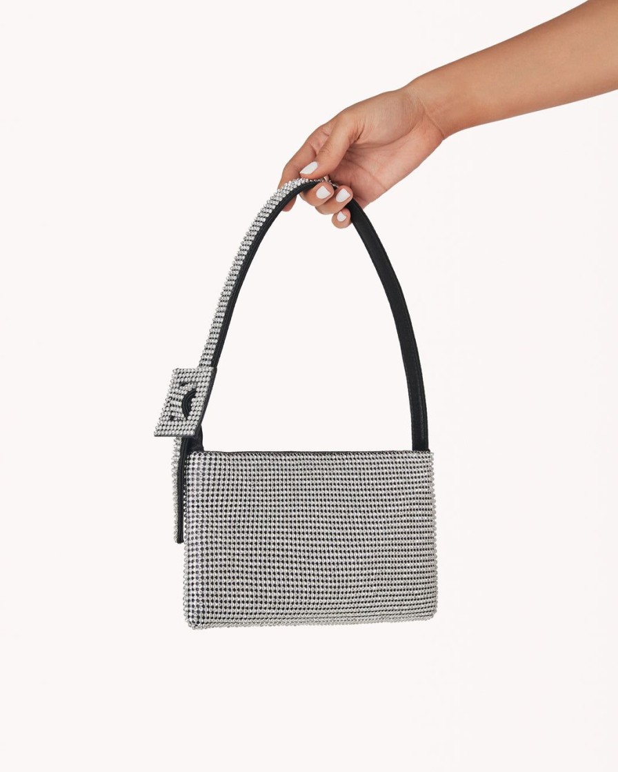 Women Billini Bags | Kiz Shoulder Bag Silver Diamante