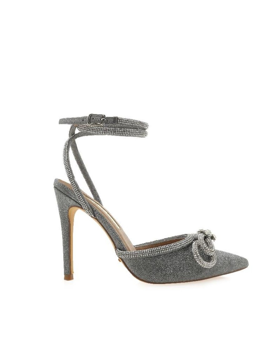 Women Billini Stilettos | Elope Silver Glitter