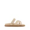 Women Billini Slides | Theon Natural Raffia