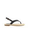 Women Billini Sandals | Hakan Black Natural