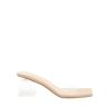 Women Billini Block Heels | Xava Nude Clear