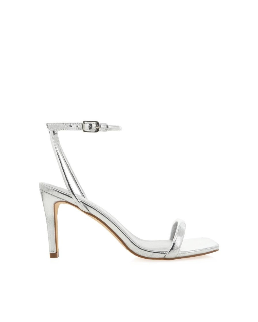 Women Billini Stilettos | Adalyn Silver Metallic