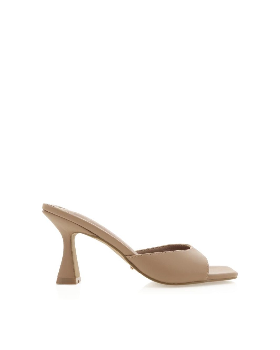 Women Billini Stilettos | Binita Dark Nude