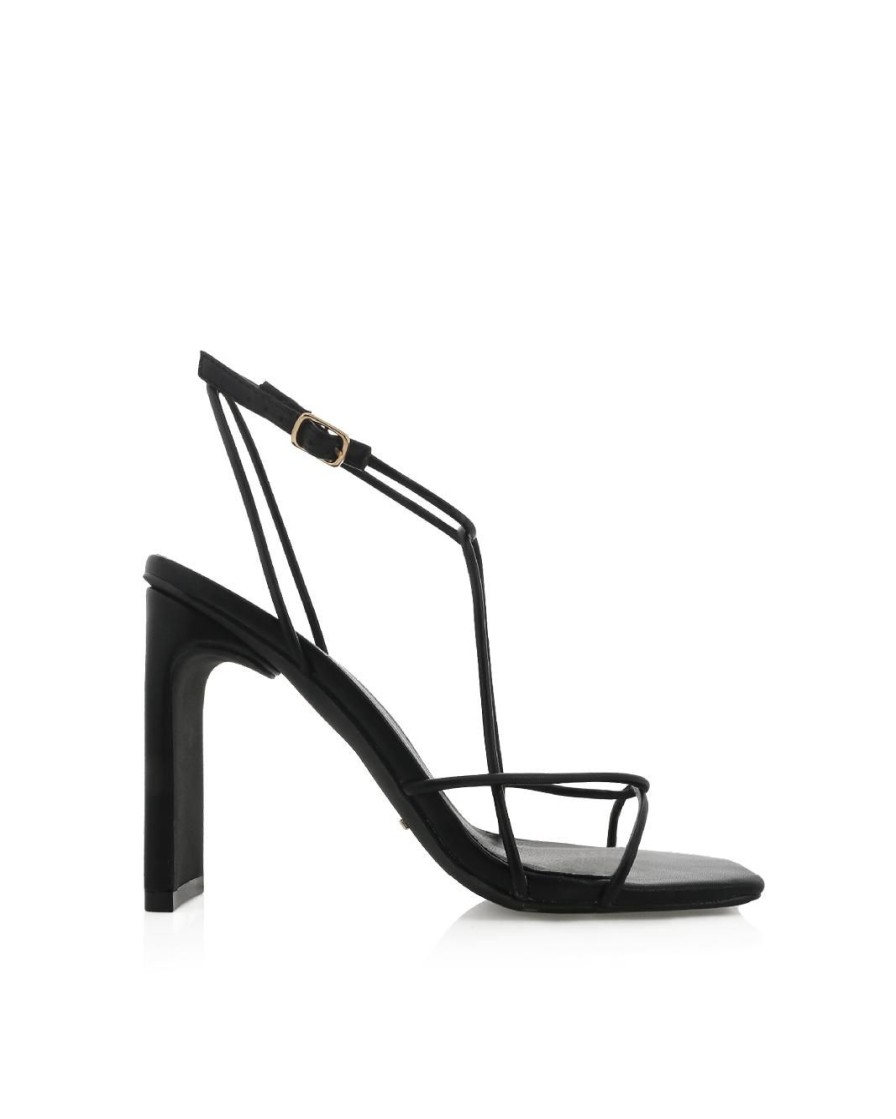 Women Billini Block Heels | Tanisha Black