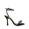 Women Billini Stilettos | Elara Black Satin