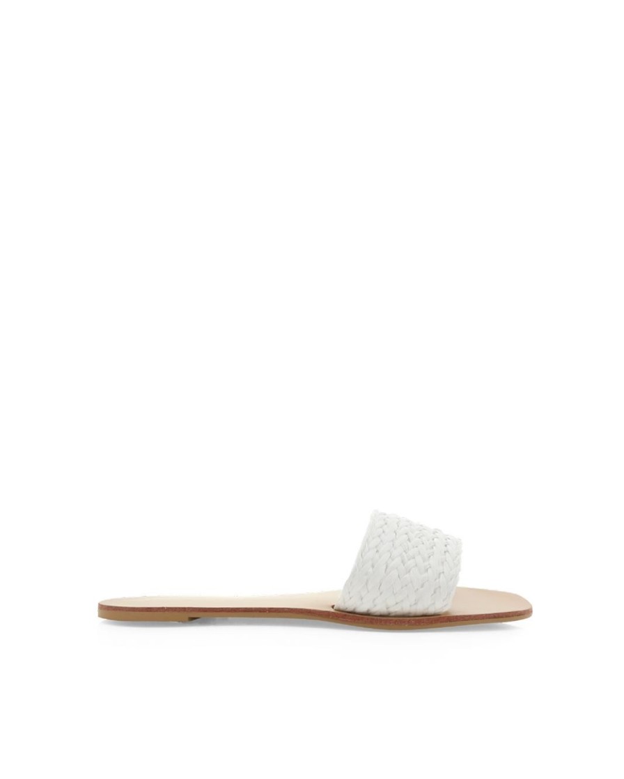 Women Billini Sandals | Henrik White Raffia