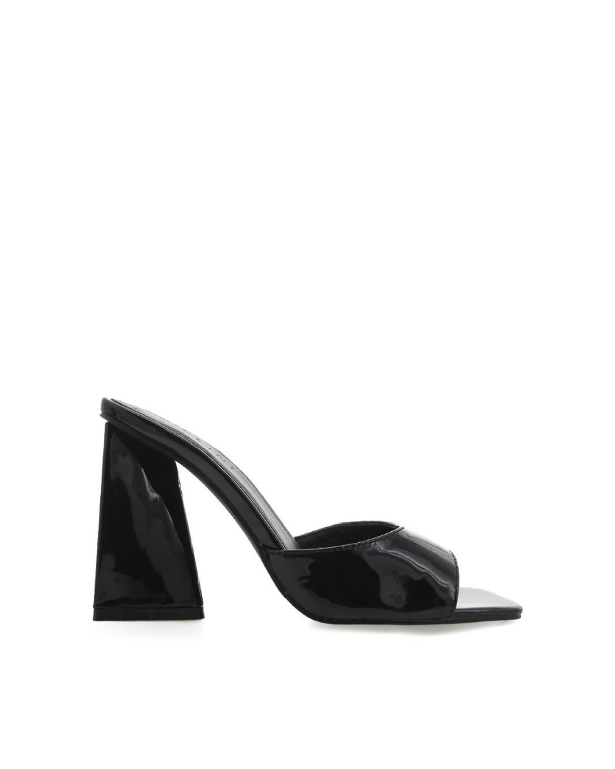 Women Billini Heels | Quinn Black Patent