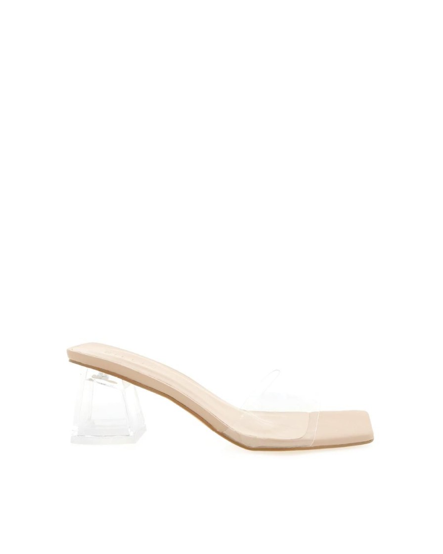 Women Billini Mules | Xava Nude Clear