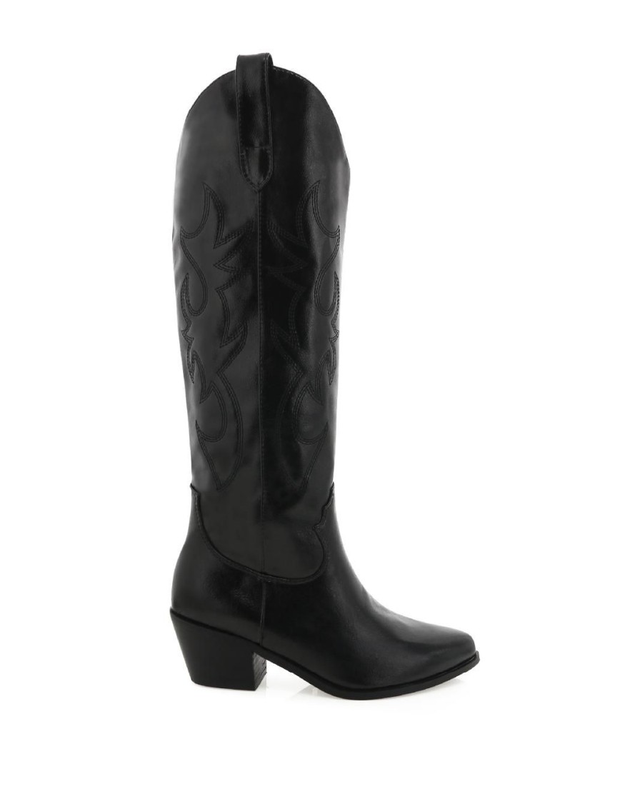 Women Billini Boots | Urson Black Shine