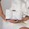 Women Billini Bags | Bellina Clutch Bag White Satin