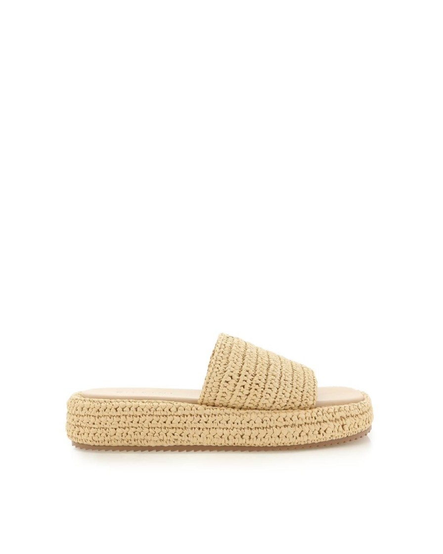 Women Billini Sandals | Bernadette Natural Raffia