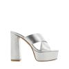 Women Billini Mules | Madeleine Silver Metallic