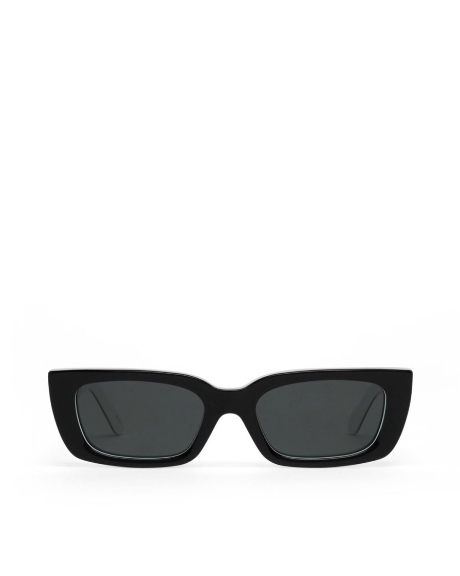 Women Billini Sunglasses | The Bundchen Black Cream Ink