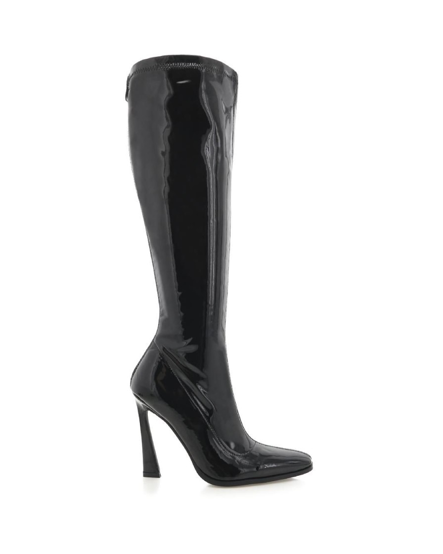 Women Billini Boots | The Knee High Black Patent