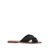 Women Billini Sandals | Idelah Black Raffia