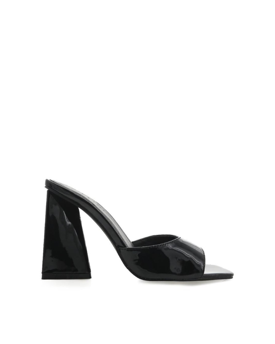 Women Billini Mules | Quinn Black Patent