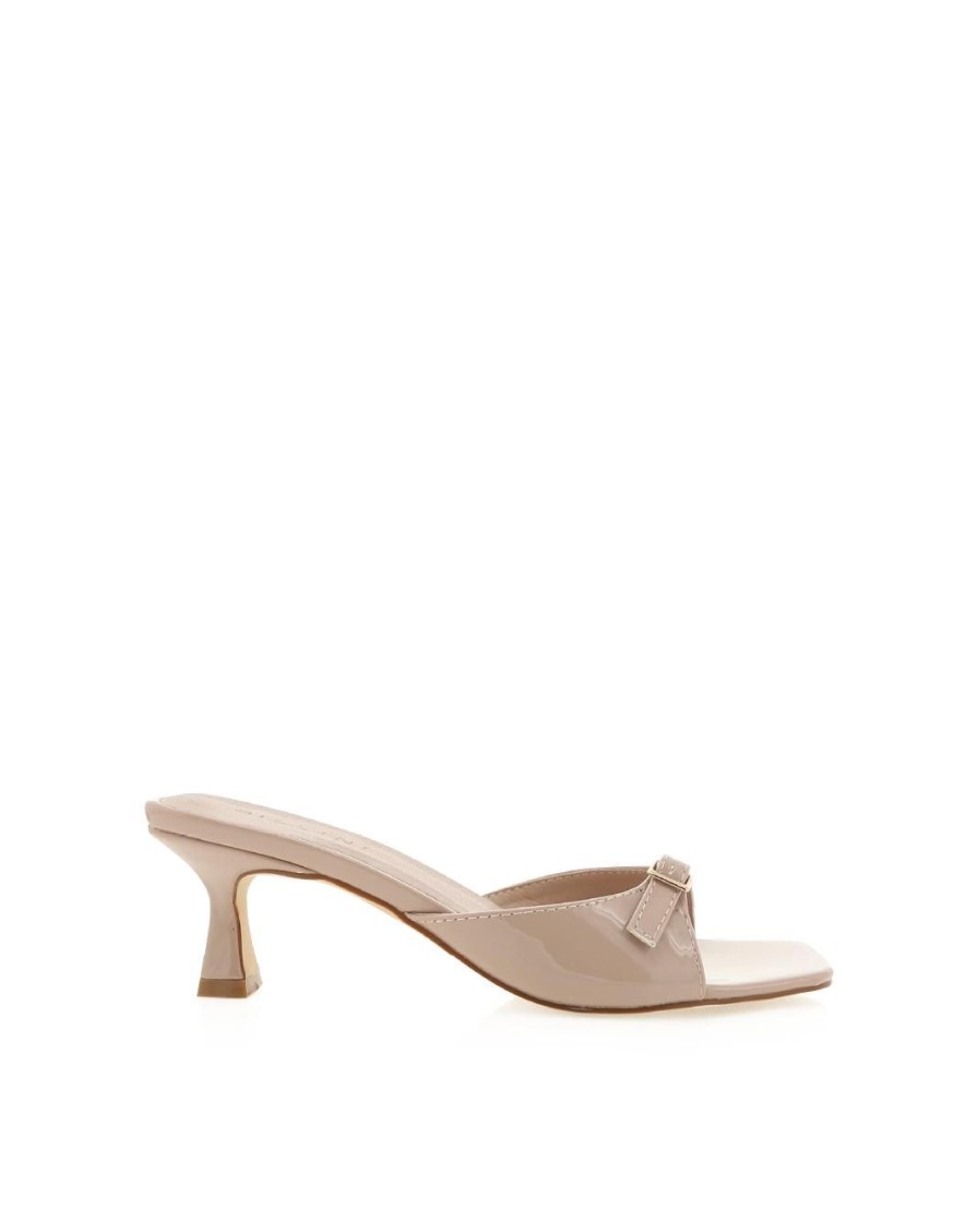 Women Billini Mules | Tilden Latte Patent