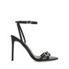 Women Billini Heels | Yanni Black Satin