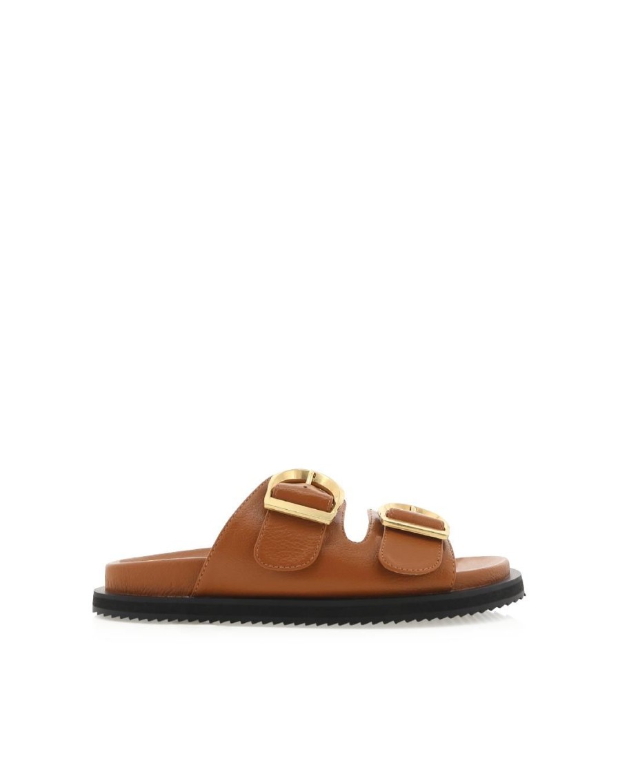 Women Billini Flats | Tayo Dark Tan