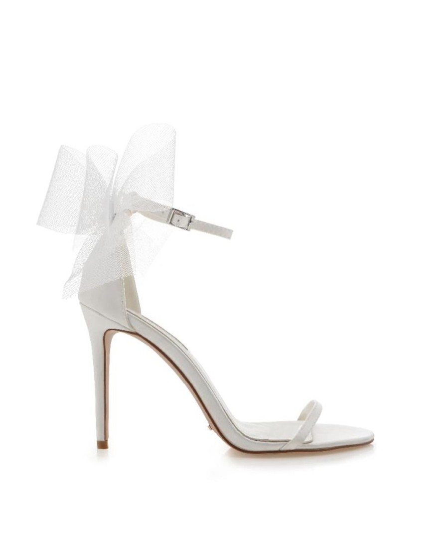 Women Billini Stilettos | Trinket White Satin