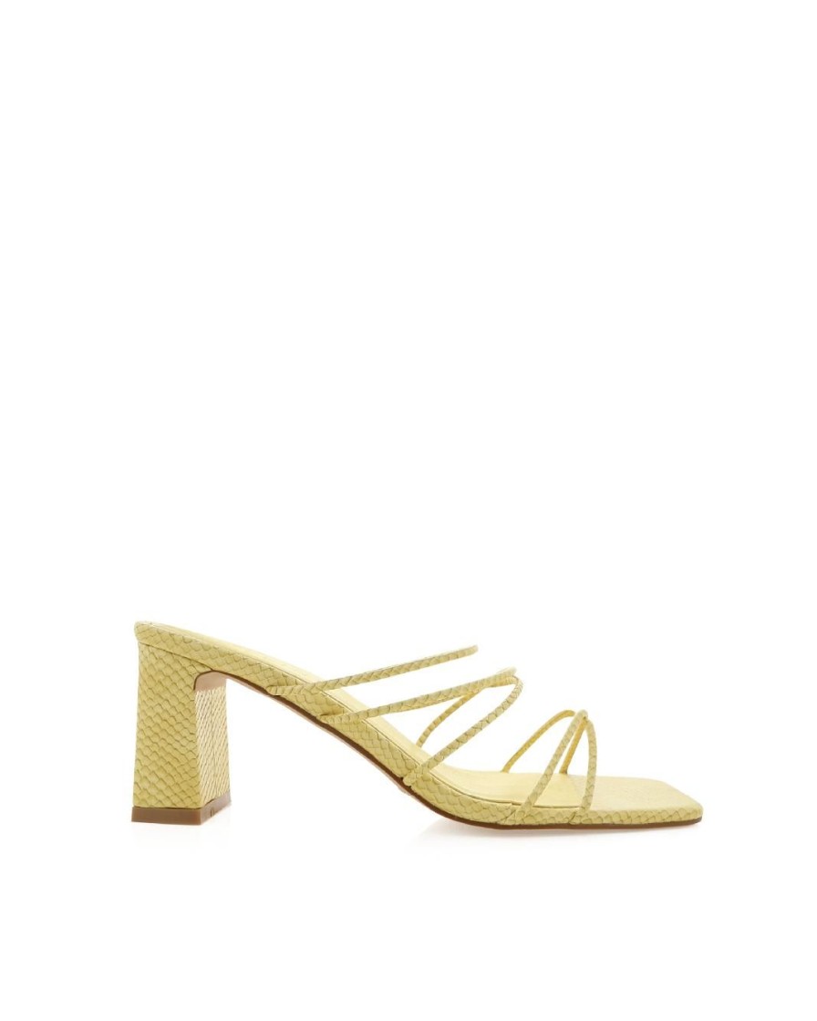 Women Billini Block Heels | Ilana Butter Scale