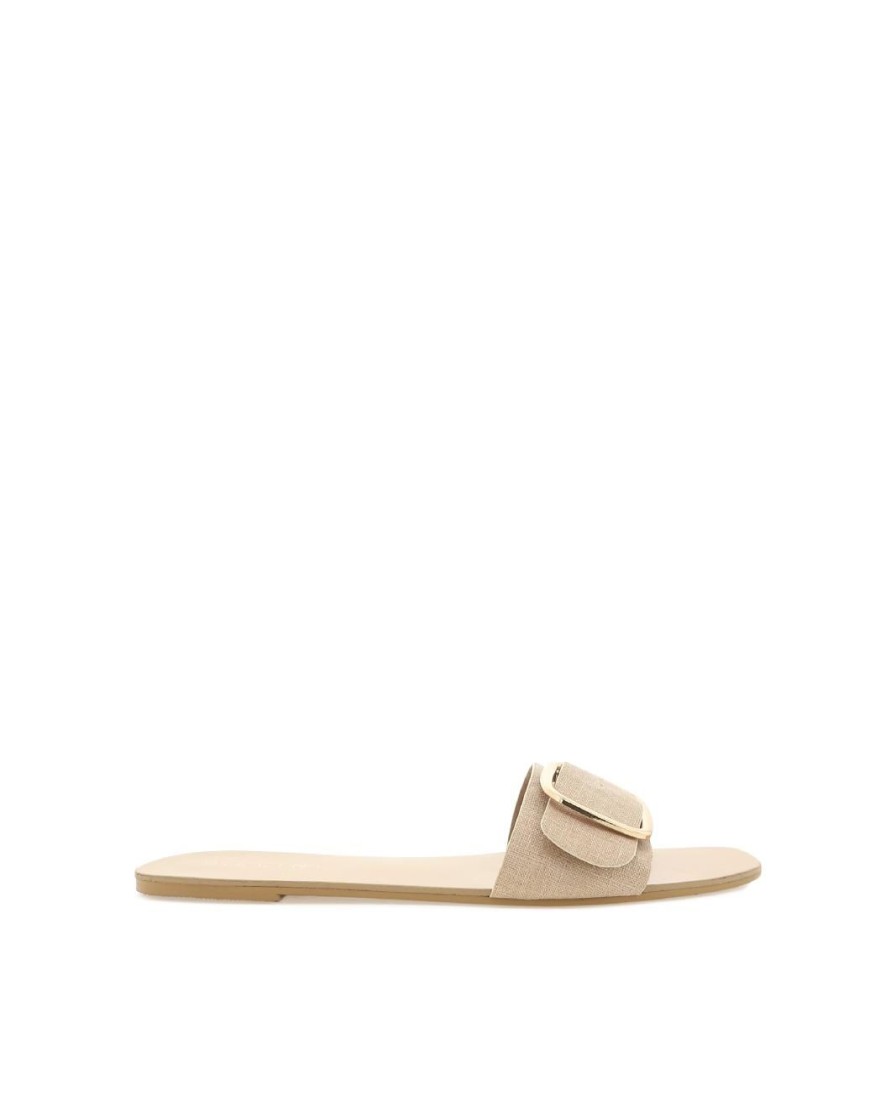 Women Billini Flats | Gusta Vanilla Linen