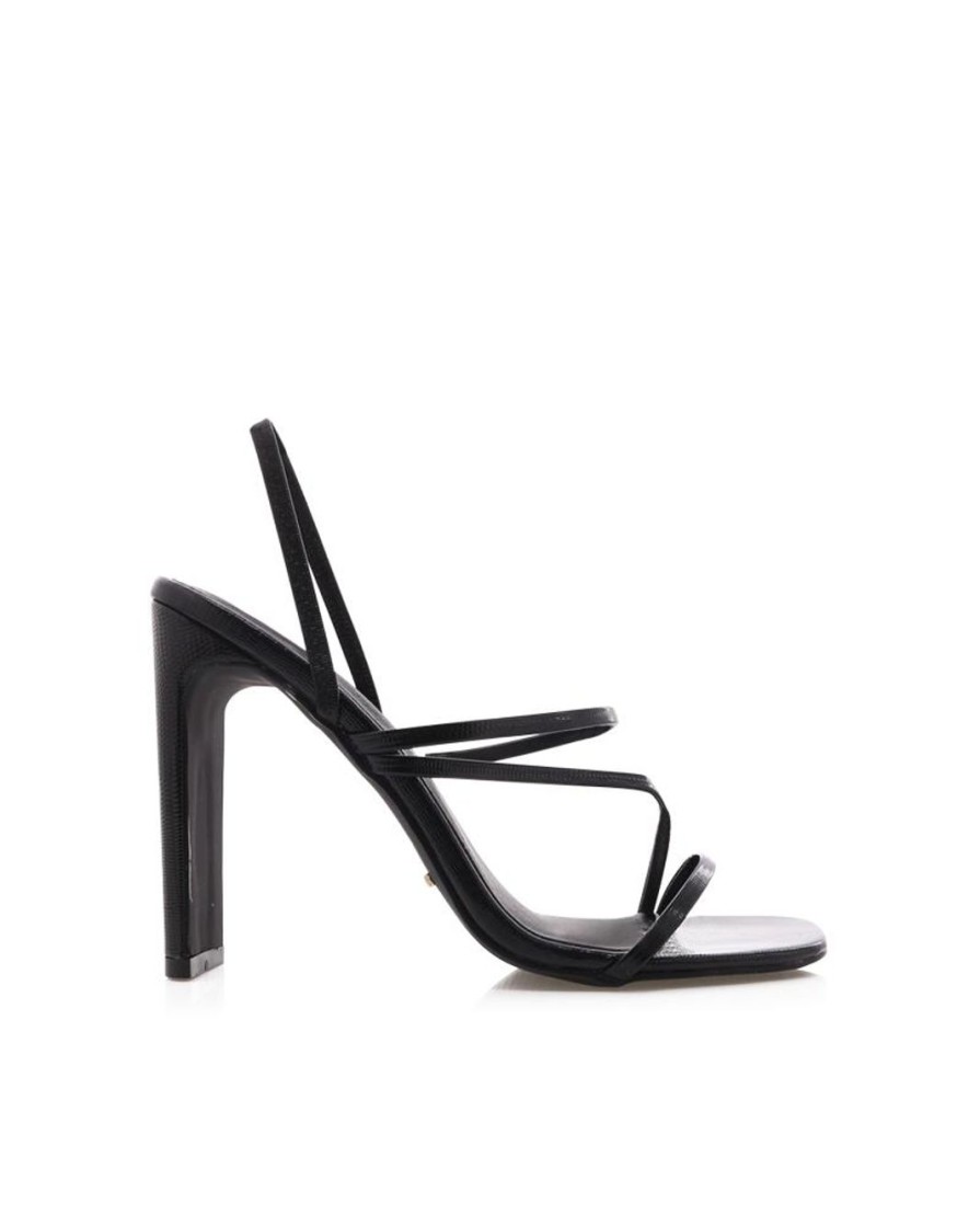 Women Billini Block Heels | Diaz Black Scale