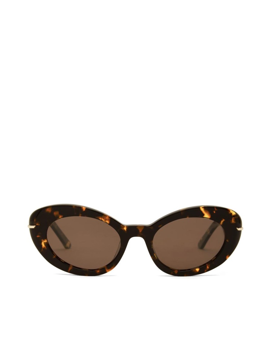 Women Billini Sunglasses | The Rocha Amber Tort Auburn