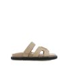 Women Billini Slides | Theon Taupe Nubuck