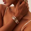 Women Billini Jewelry | Isla Bracelet 3 Pack Gold Pearl