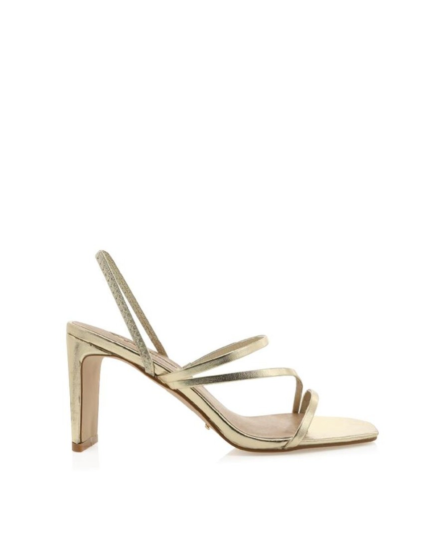 Women Billini Heels | Sammi Gold Metallic