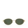 Women Billini Sunglasses | The Evangelista Gold Green