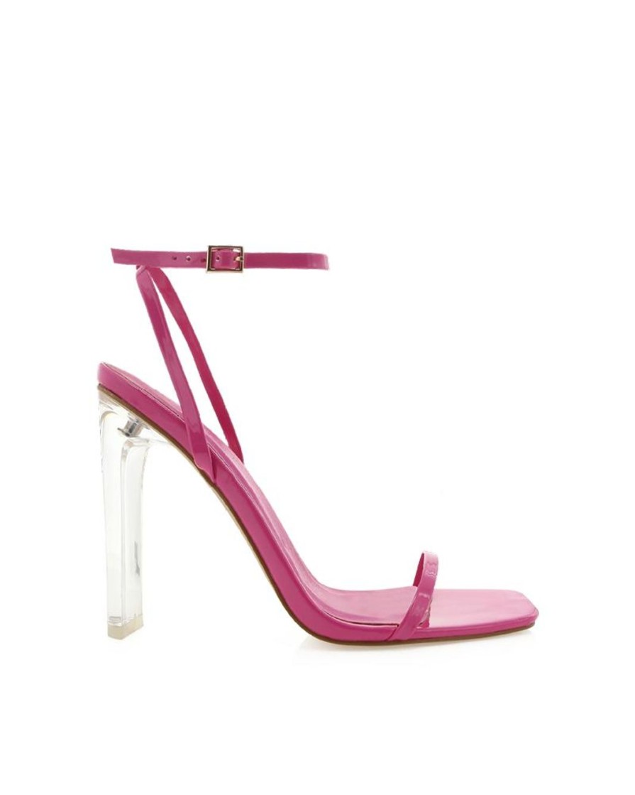 Women Billini Block Heels | Yali Pink Patent