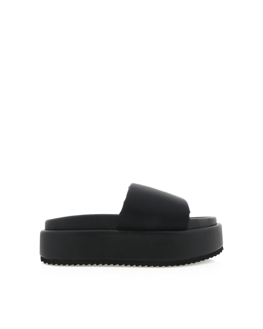 Women Billini Flats | Gloria Black Neoprene