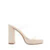 Women Billini Heels | Tamira Bone Clear