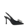 Women Billini Heels | Elysia Black Satin Diamante