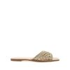 Women Billini Slides | Fadey Gold Metallic