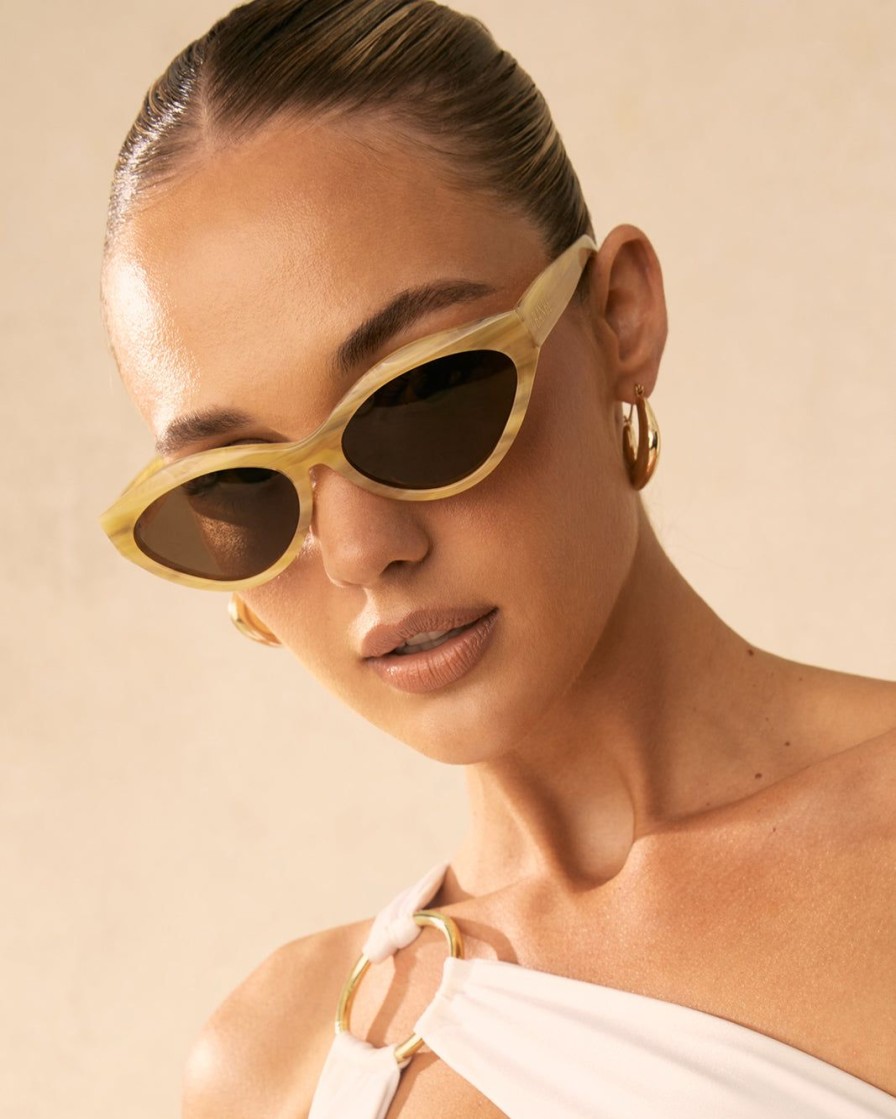 Women Billini Sunglasses | The Lila Blonde Swirl Chocolate