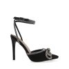 Women Billini Stilettos | Elope Black Satin