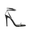 Women Billini Stilettos | Giles Black Satin Diamante