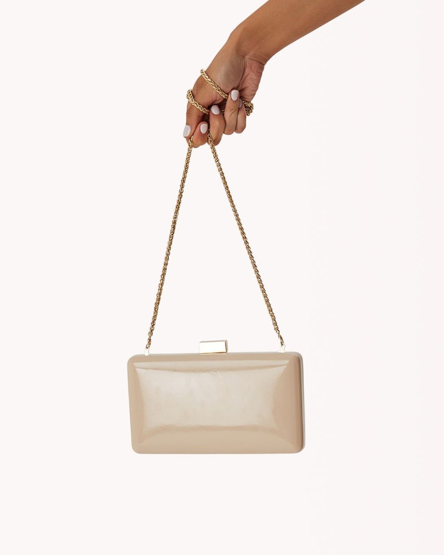 Women Billini Bags | Brooklyn Clutch Bag Nude Patent