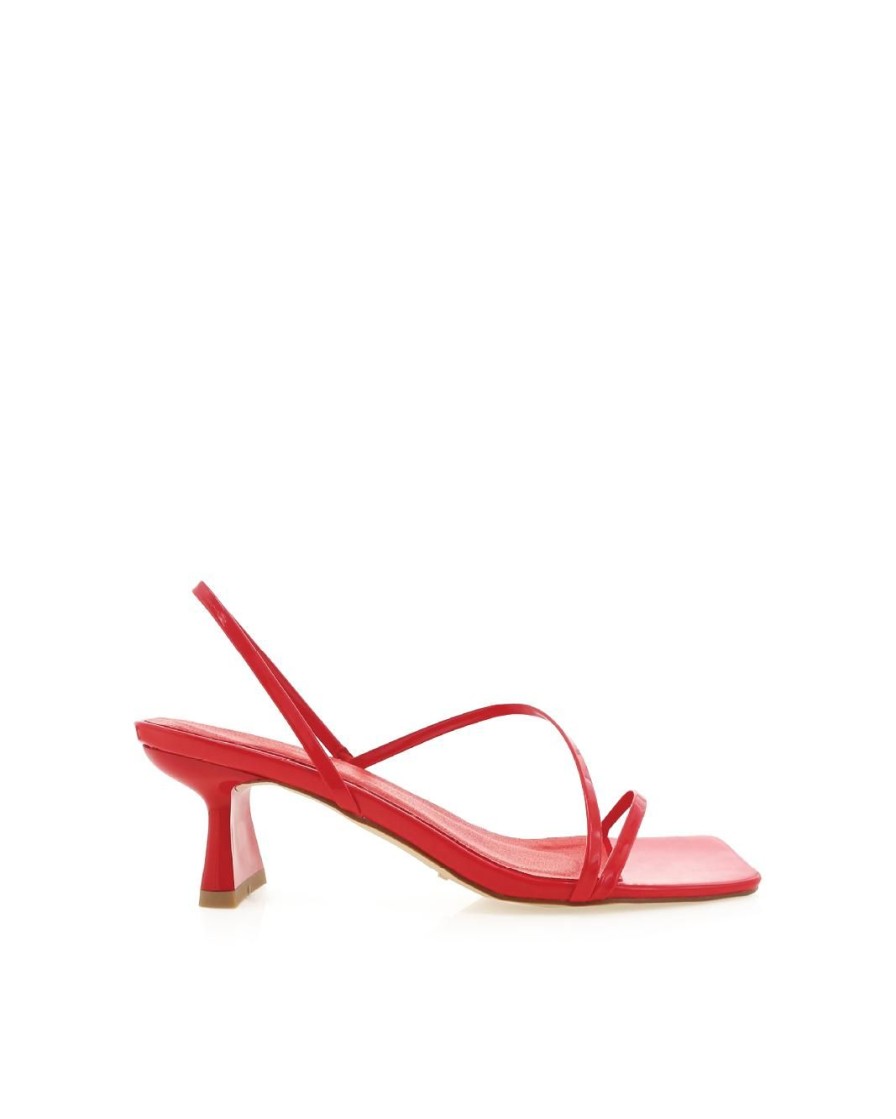 Women Billini Heels | Valina Chilli Patent