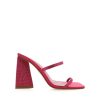 Women Billini Mules | Quintana Pink Satin Diamante