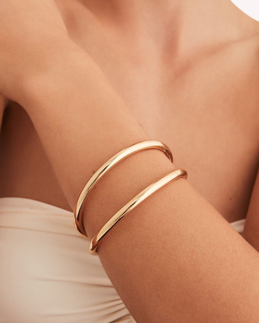 Women Billini Jewelry | Porter Braclet 2 Pack Gold Plated 18K