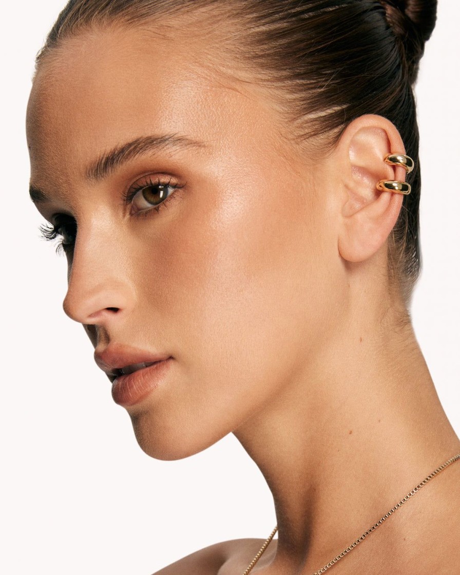 Women Billini Jewelry | Percy Ear Cuff 2 Pack Gold Plated 18K