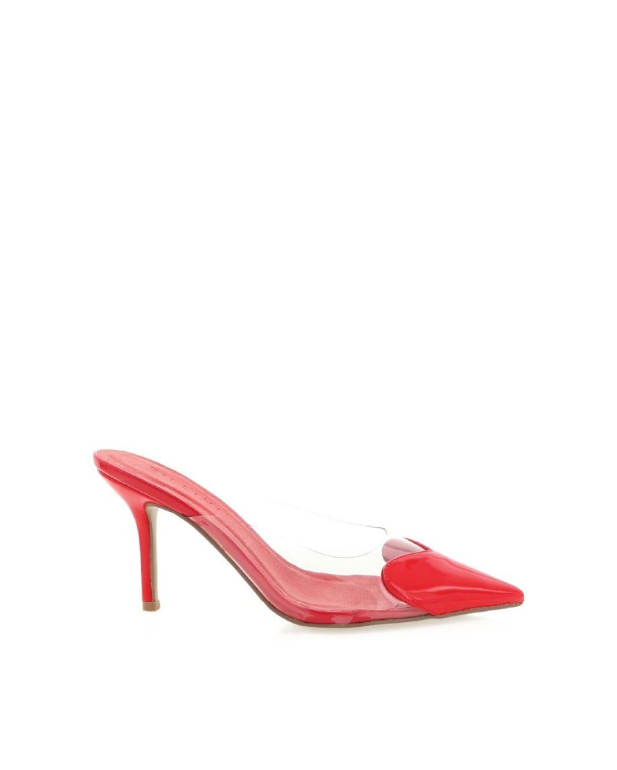 Women Billini Heels | Karess Chilli Patent Clear