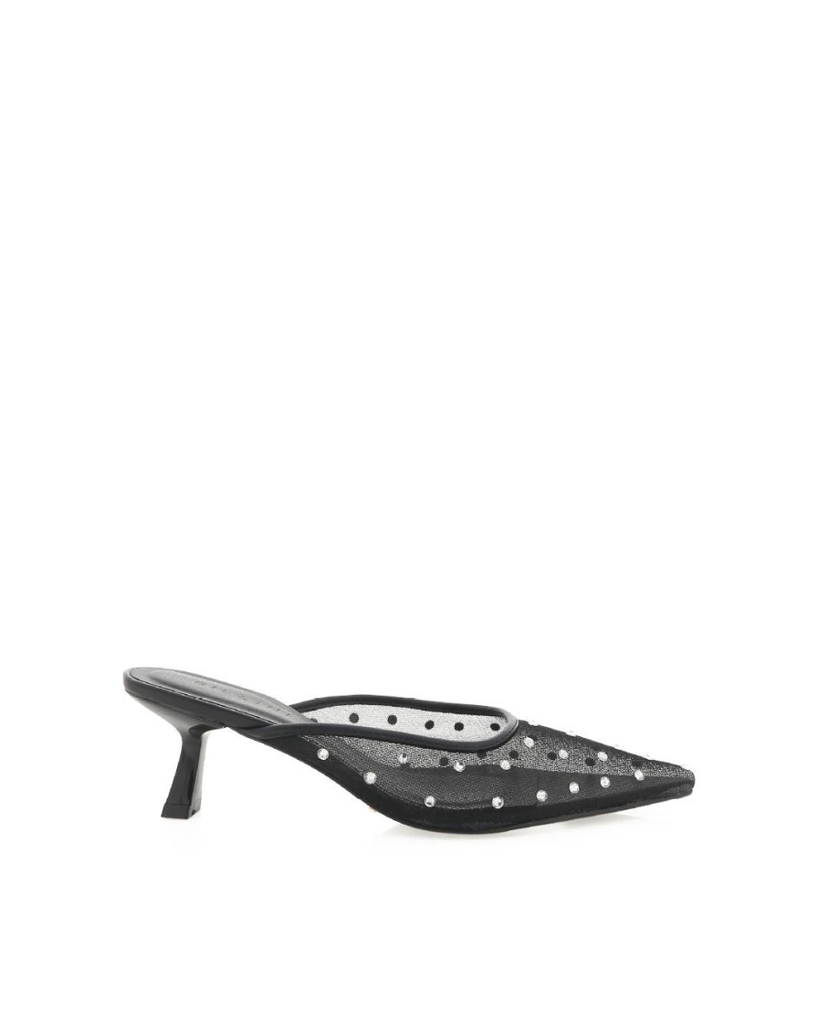 Women Billini Pumps | Antonia Black Mesh