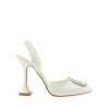 Women Billini Pumps | Kensley White Satin