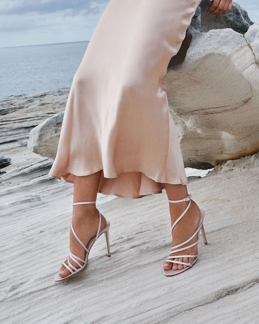 Women Billini Heels | Taiya Blossom Satin