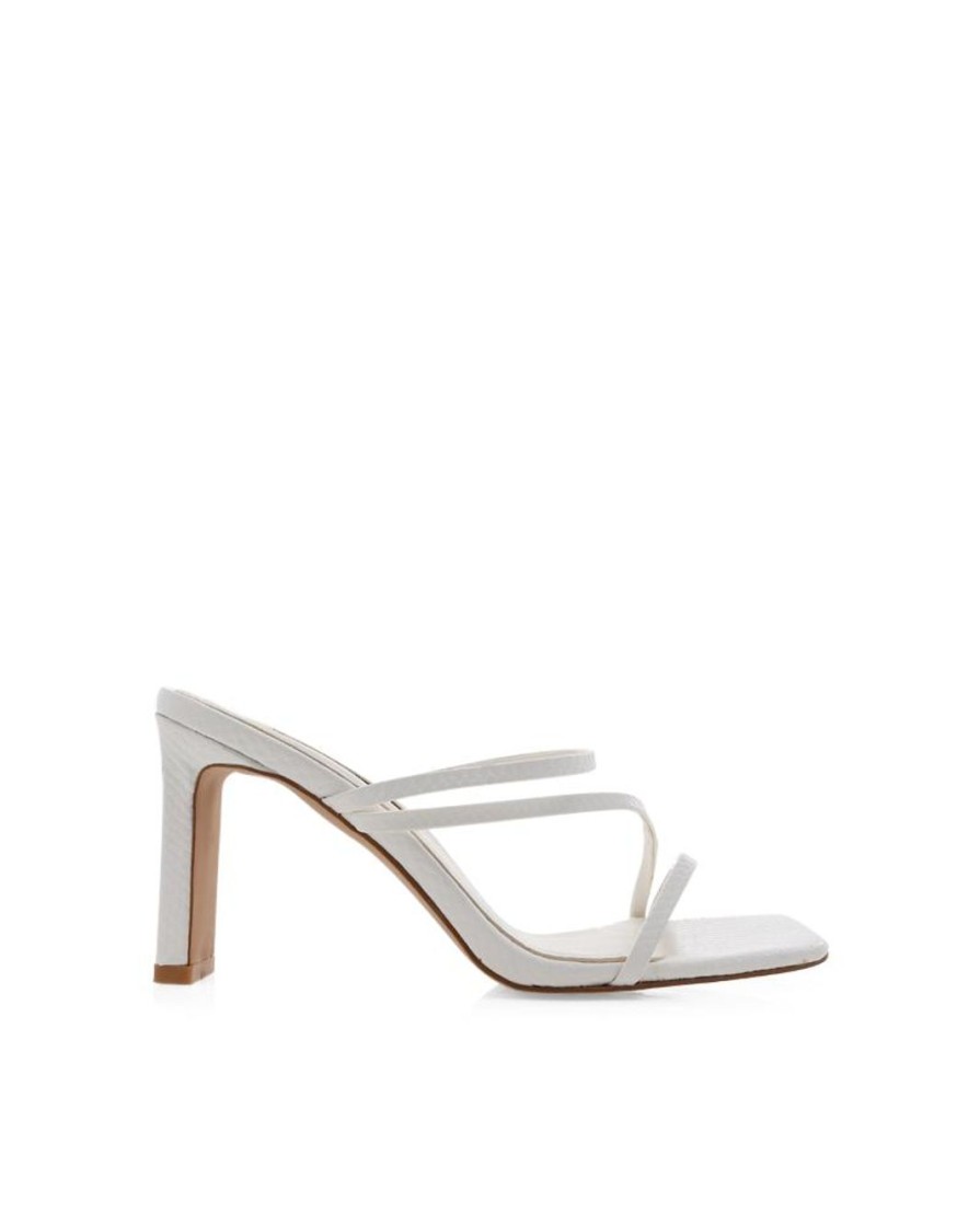 Women Billini Mules | Oretta White Snake